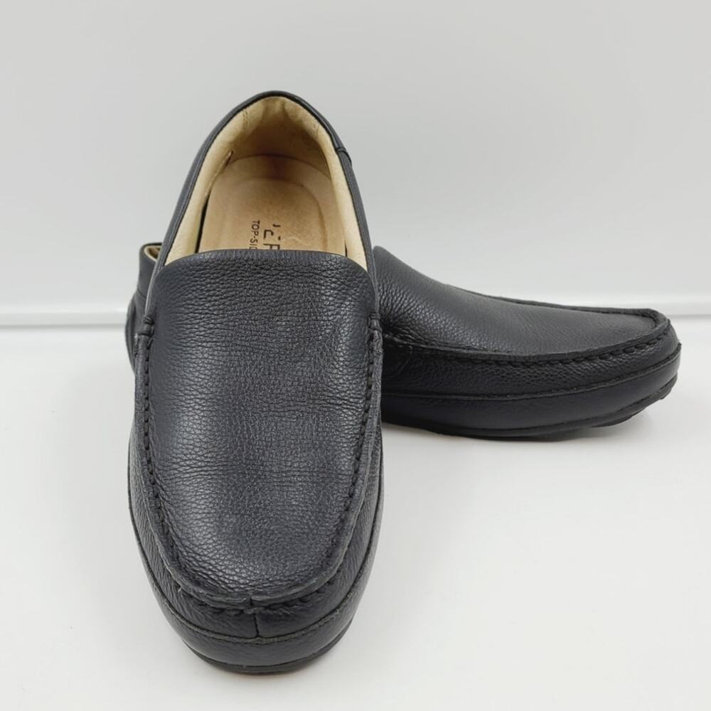 Sperry Topsider Hampden Venetian Black Leather Loafer Men Size 100M (10M)